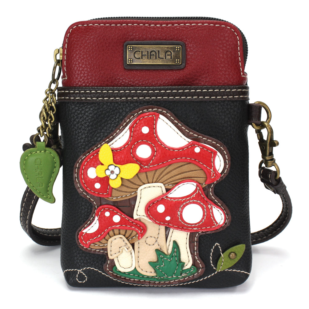 Cellphone Xbody - Mushrooms - black