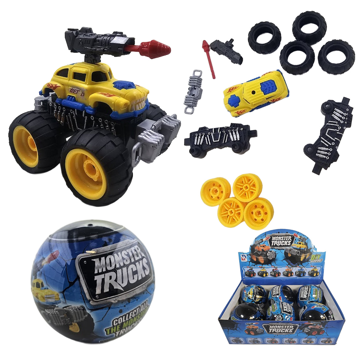 4.75" MONSTER TRUCK SURPRISE BALL - 6 ASST. STYLES