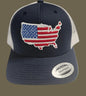USA Flag Embroidered Patch Hat