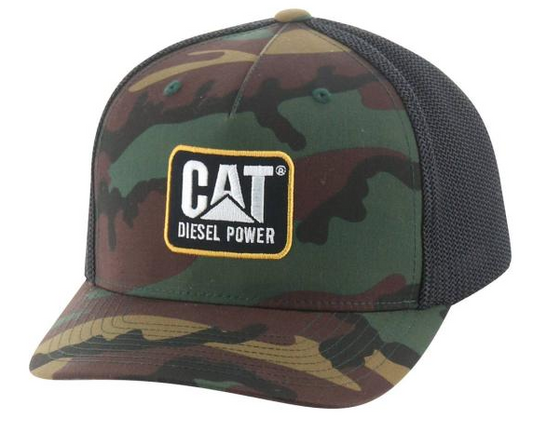 CAT Wood Camo Diesel Hat