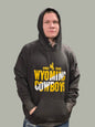 Gray Wyoming Cowboys Hoodie