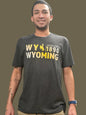 Tee Wyoming 1890 Gray/Yellow