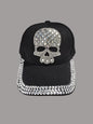 Bling Skull Patch Black Hat