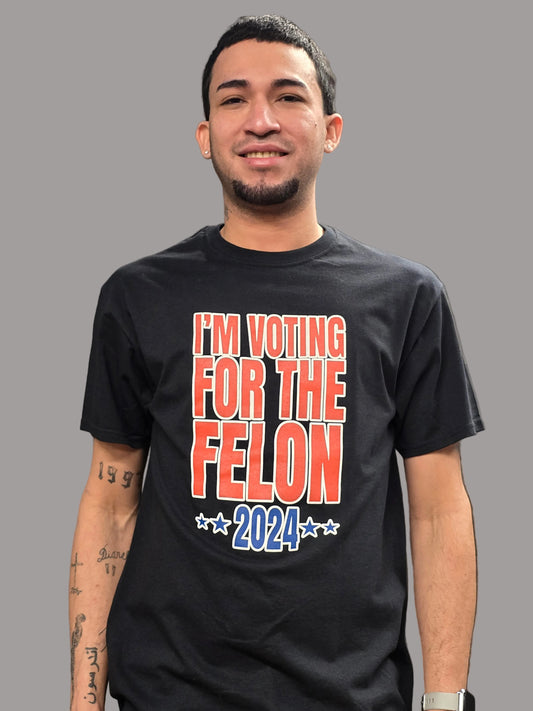 Black Voting for the Felon shirt