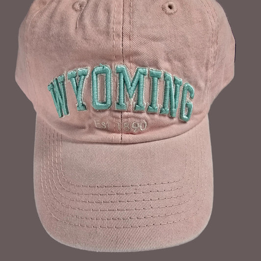 Pink and Light Blue Wyoming Hat