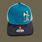Teal Oil Rig Hat