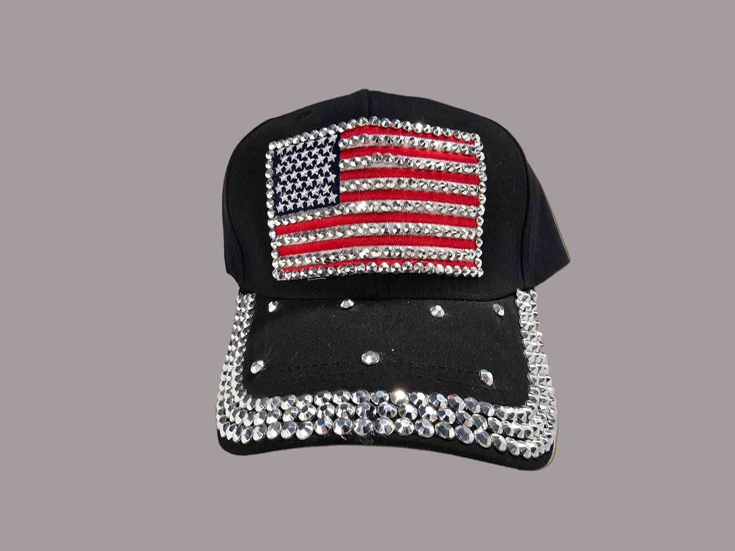 Bling Flag Patch Black Hat
