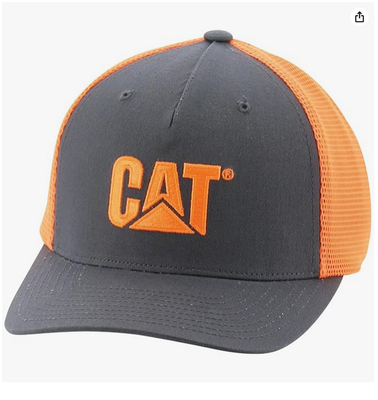 CAT High-Vis Mesh Cap Orange