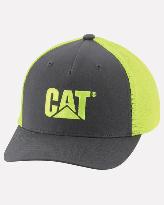 CAT High-Vis Mesh Cap Yellow