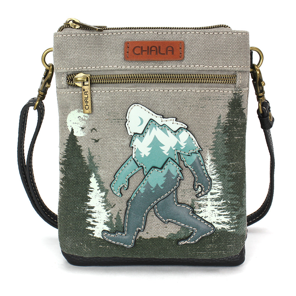 Double Pocket Xbody - Big Foot - gray