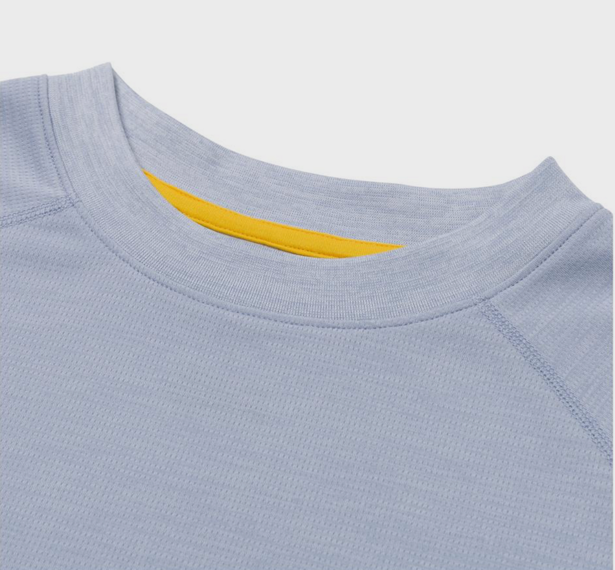Cat lightweight cooling crew tee 1010212 blue fog heather
